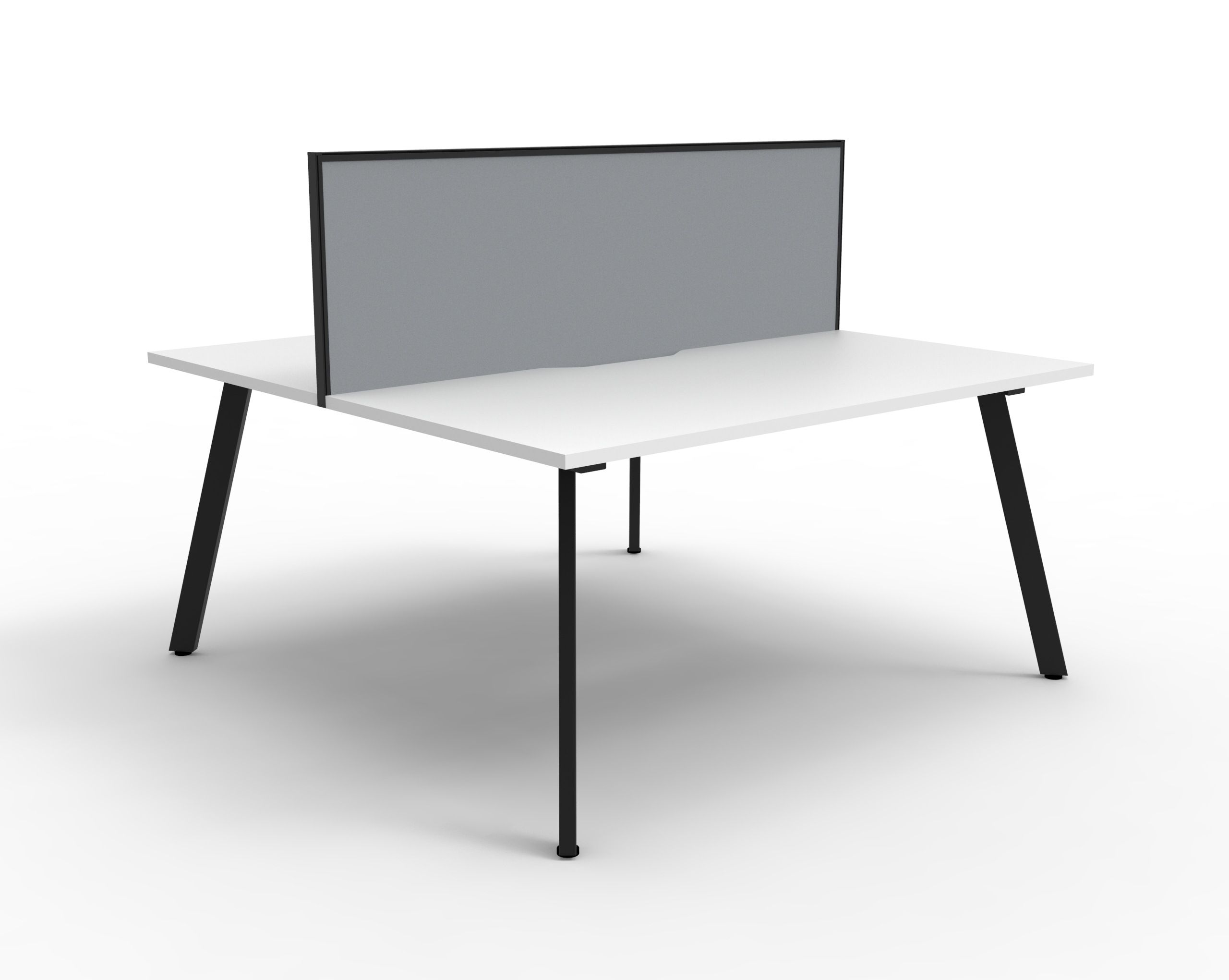 Eternity 2 Person Double Sided Workstation - With Screen